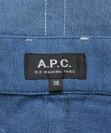 A.P.C.（アーペーセー）ひざ丈スカート 青 サイズ:36(S位) レディース/2200659980052