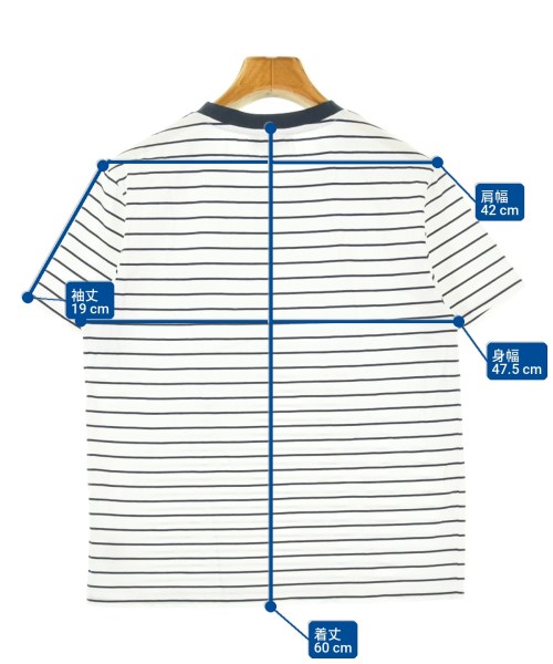 A.P.C.（アーペーセー）Tシャツ・カットソー 白 サイズ:S レディース/2200706723113