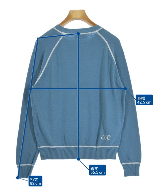 A.P.C.（アーペーセー）ニット・セーター 青 サイズ:S レディース/2200709794097