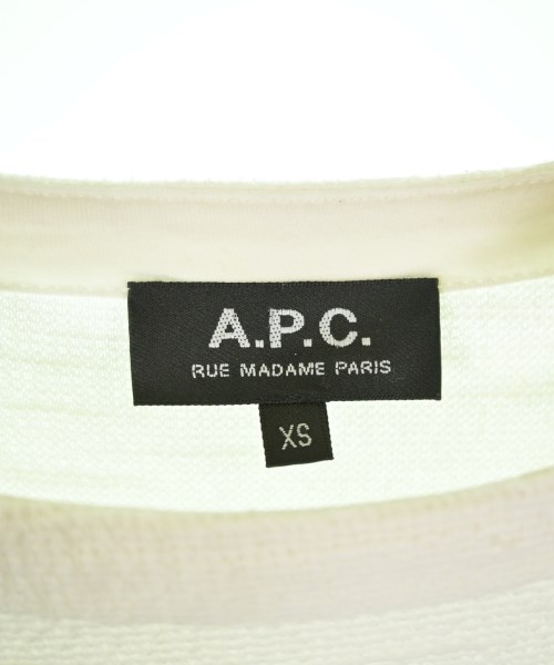 A.P.C.（アーペーセー）Tシャツ・カットソー 白 サイズ:XS レディース/2200710928047