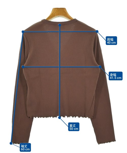 A.P.C.（アーペーセー）カーディガン 茶 サイズ:M レディース/2200710975072