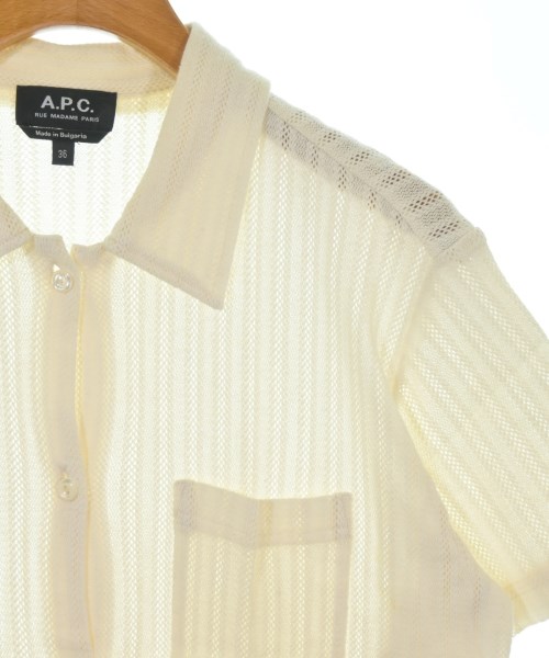 A.P.C.（アーペーセー）カジュアルシャツ 白 サイズ:36(S位) レディース/2200710975133