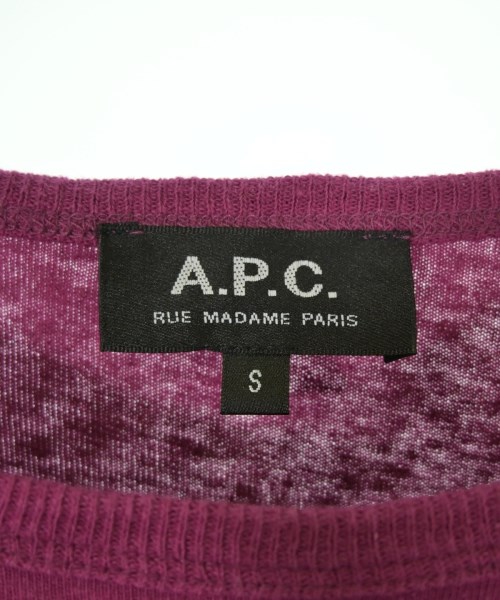 A.P.C.（アーペーセー）Tシャツ・カットソー ピンク サイズ:S レディース/2200711252264
