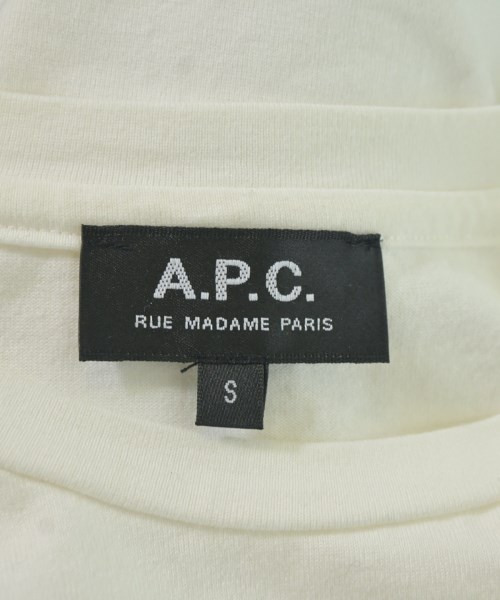 A.P.C.（アーペーセー）Tシャツ・カットソー 白 サイズ:S レディース/2200707286082