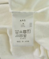 A.P.C.（アーペーセー）Tシャツ・カットソー 白 サイズ:S レディース/2200707286082