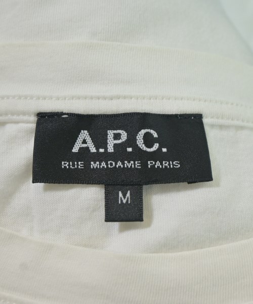 A.P.C.（アーペーセー）Tシャツ・カットソー 白 サイズ:M レディース/2200707722290