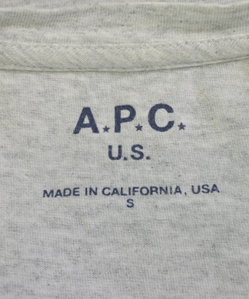 A.P.C.（アーペーセー）Tシャツ・カットソー グレー サイズ:S レディース/2200710029034