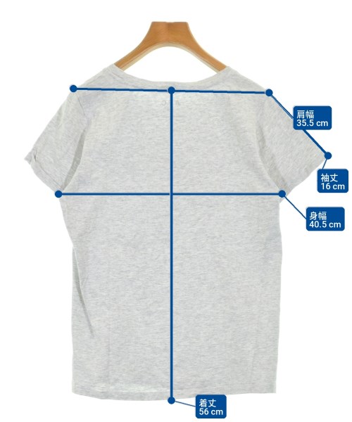 A.P.C.（アーペーセー）Tシャツ・カットソー グレー サイズ:S レディース/2200710029034