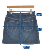 A.P.C.（アーペーセー）ミニスカート 青 サイズ:36(S位) レディース/2200714328010