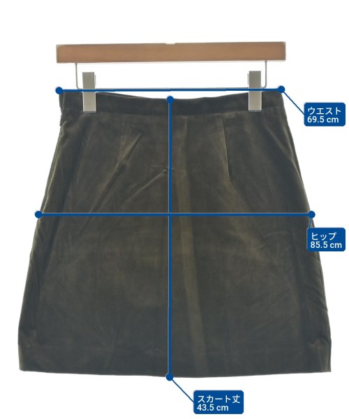 A.P.C.（アーペーセー）ミニスカート カーキ サイズ:36(S位) レディース/2200714695136