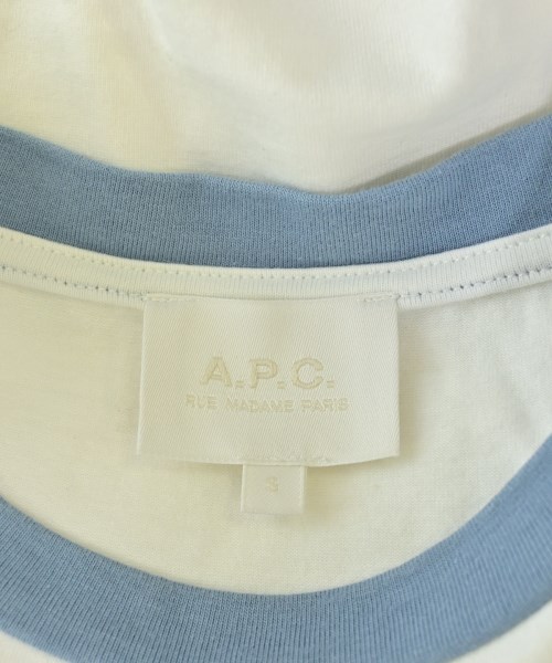 A.P.C.（アーペーセー）Tシャツ・カットソー 白 サイズ:S レディース/2200715322109
