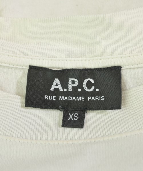 A.P.C.（アーペーセー）Tシャツ・カットソー 白 サイズ:XS レディース/2200714054070
