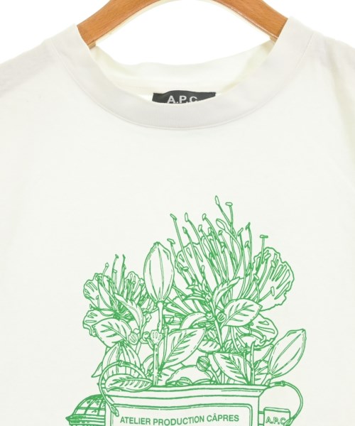 A.P.C.（アーペーセー）Tシャツ・カットソー 白 サイズ:XS レディース/2200714054070