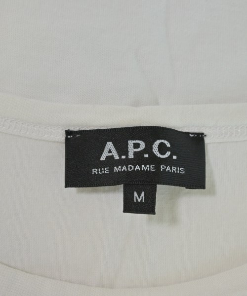 A.P.C.（アーペーセー）Tシャツ・カットソー 白 サイズ:M レディース/2200715228272