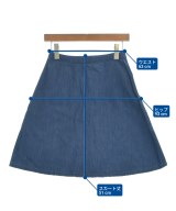 A.P.C.（アーペーセー）ミニスカート 青 サイズ:XS レディース/2200718241049