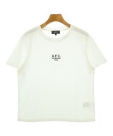 A.P.C.（アーペーセー）Tシャツ・カットソー 白 サイズ:S レディース/2200715139189