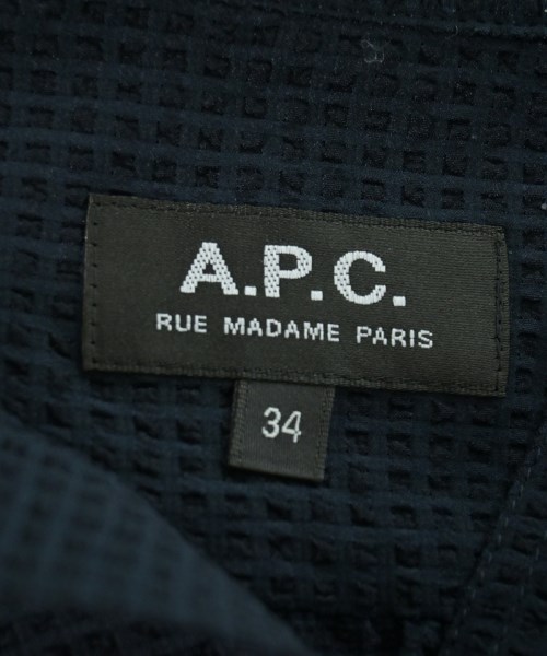 A.P.C.（アーペーセー）ブラウス 紺 サイズ:34(XS位) レディース/2200716898016