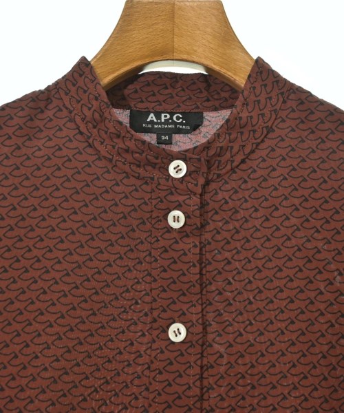 A.P.C.（アーペーセー）ブラウス 茶 サイズ:34(XS位) レディース/2200716898023