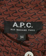 A.P.C.（アーペーセー）ブラウス 茶 サイズ:34(XS位) レディース/2200716898023