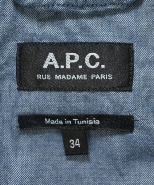 A.P.C.（アーペーセー）ワンピース 青 サイズ:34(XS位) レディース/2200719577024