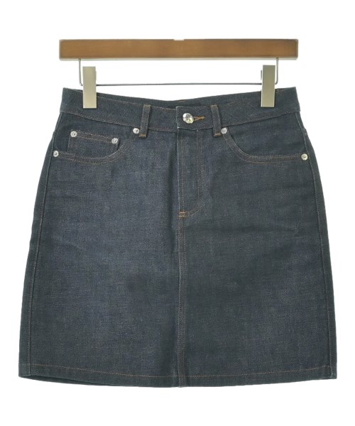A.P.C.(アーペーセー)ミニスカート 紺 サイズ:34(XS位)/2200629565067