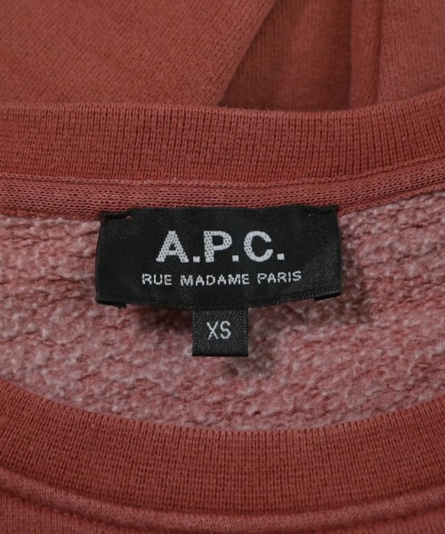 A.P.C.（アーペーセー）スウェット 赤 サイズ:XS レディース/2200647522035