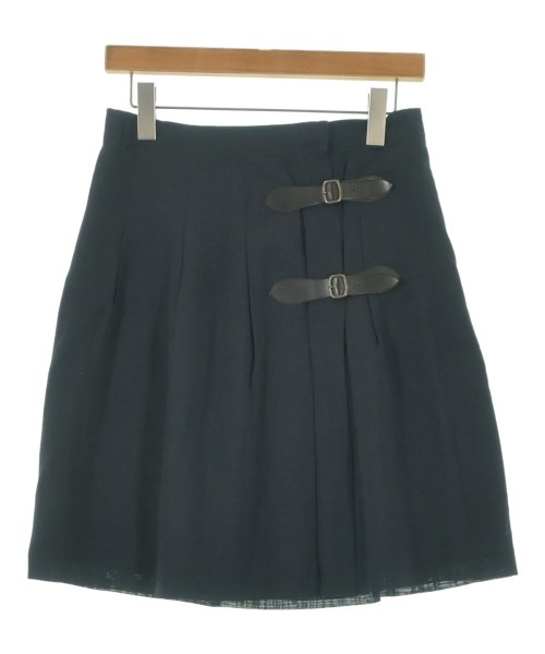 A.P.C.(アーペーセー)ひざ丈スカート 紺 サイズ:34(XS位)/2200648055013