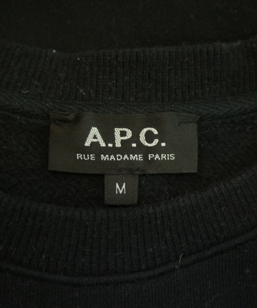A.P.C.（アーペーセー）スウェット 黒 サイズ:M レディース/2200641323072