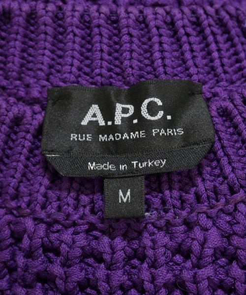A.P.C.（アーペーセー）ニット・セーター 紫 サイズ:M レディース/2200649684014