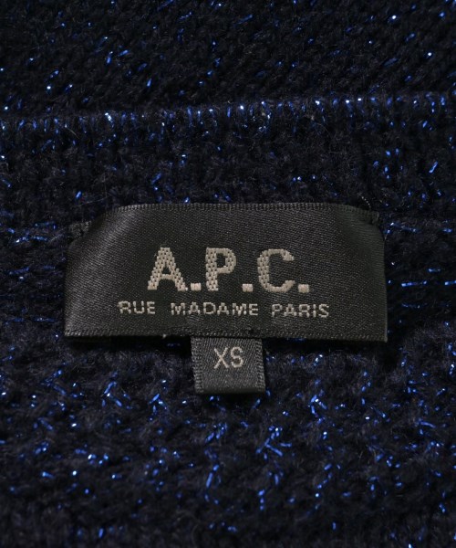 A.P.C.（アーペーセー）ニット・セーター 紺 サイズ:XS レディース/2200649761012