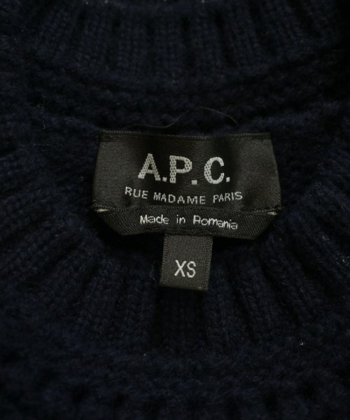 A.P.C.（アーペーセー）ニット・セーター 紺 サイズ:XS レディース/2200650178045