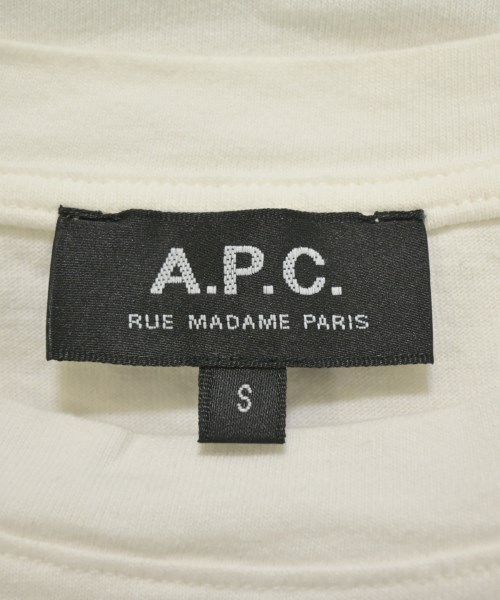 A.P.C.（アーペーセー）Tシャツ・カットソー 白 サイズ:S レディース/2200638439083