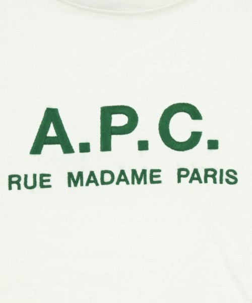 A.P.C.（アーペーセー）Tシャツ・カットソー 白 サイズ:S レディース/2200638439083
