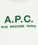A.P.C.（アーペーセー）Tシャツ・カットソー 白 サイズ:S レディース/2200638439083