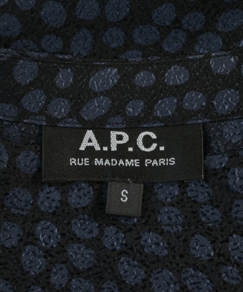 A.P.C.（アーペーセー）ブラウス 紺 サイズ:S レディース/2200640936051