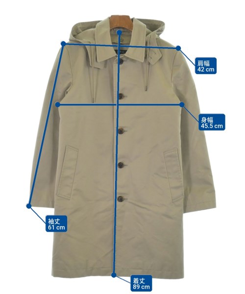 A.P.C.（アーペーセー）ステンカラーコート ベージュ サイズ:XS レディース/2200651653015