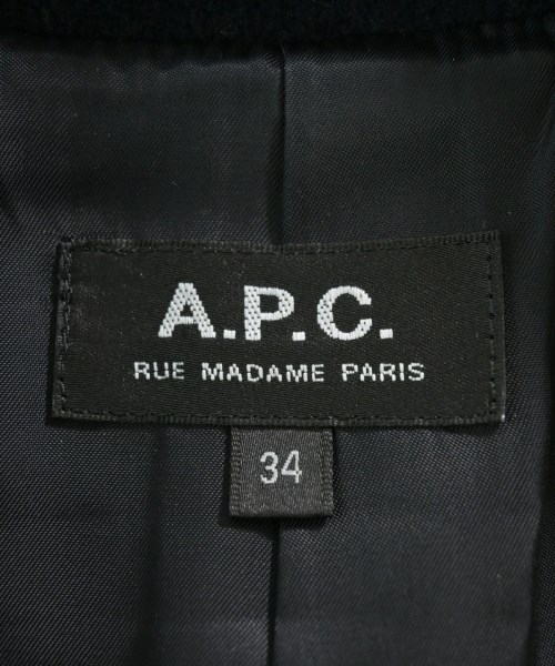 A.P.C.（アーペーセー）ステンカラーコート 紺 サイズ:34(XS位) レディース/2200652525014