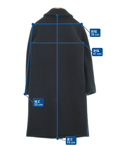 A.P.C.（アーペーセー）ステンカラーコート 紺 サイズ:34(XS位) レディース/2200652525014