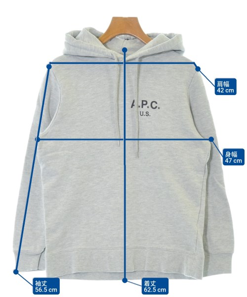 A.P.C.（アーペーセー）パーカー グレー サイズ:L レディース/2200653411064