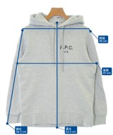 A.P.C.（アーペーセー）パーカー グレー サイズ:L レディース/2200653411064