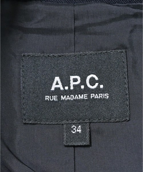 A.P.C.（アーペーセー）テーラードジャケット 紺 サイズ:34(XS位) レディース/2200702425028