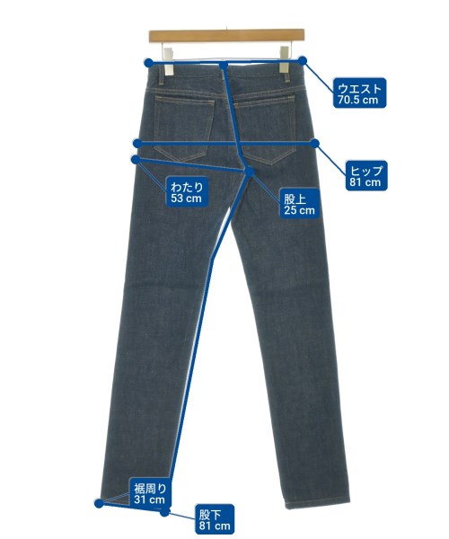A.P.C.（アーペーセー）デニムパンツ 紺 サイズ:27(M位) レディース/2200692477397