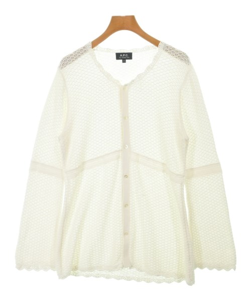 A.P.C.(アーペーセー)カーディガン 白 サイズ:M/2200701063023