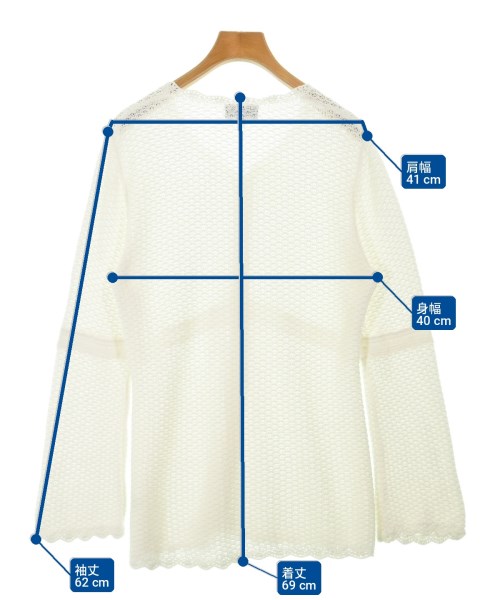 A.P.C.（アーペーセー）カーディガン 白 サイズ:M レディース/2200701063023