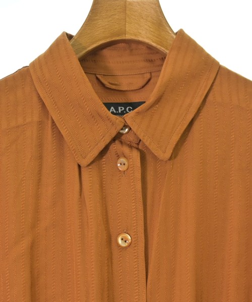 A.P.C.（アーペーセー）シャツワンピース 茶 サイズ:38(M位) レディース/2200701663094