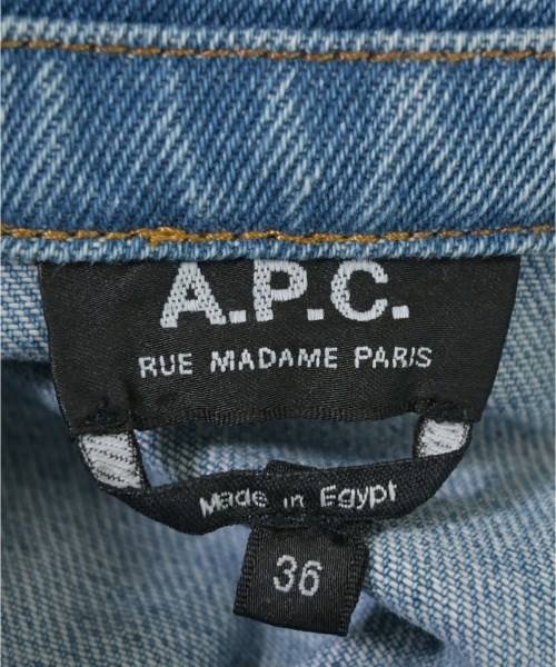 A.P.C.（アーペーセー）ワンピース 青 サイズ:38(M位) レディース/2200699941013