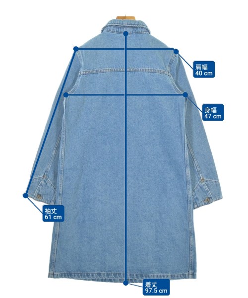A.P.C.（アーペーセー）ワンピース 青 サイズ:38(M位) レディース/2200699941013