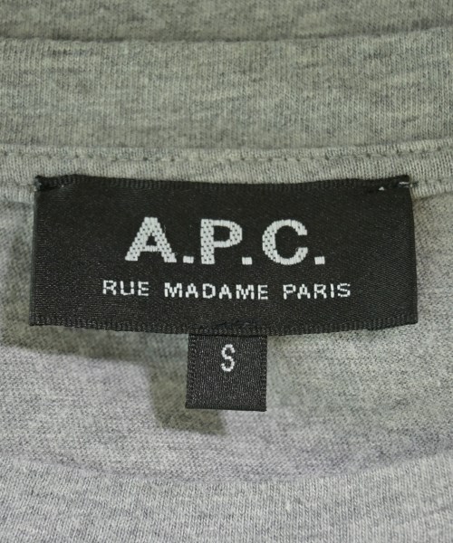 A.P.C.（アーペーセー）Tシャツ・カットソー グレー サイズ:S レディース/2200702552045
