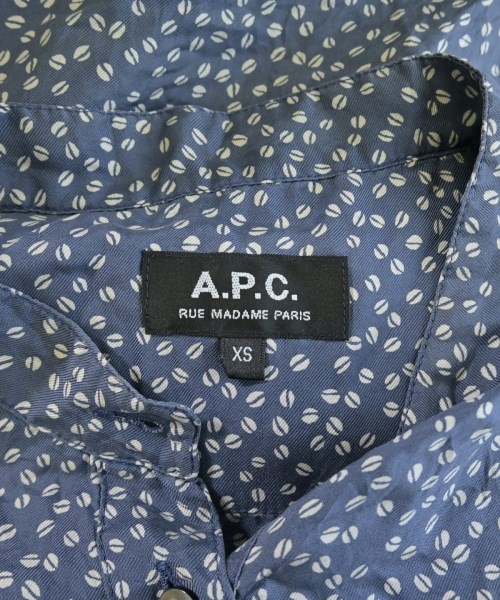 A.P.C.（アーペーセー）ブラウス 青 サイズ:XS レディース/2200706256062