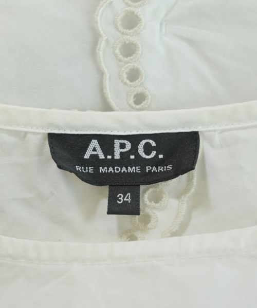A.P.C.（アーペーセー）ブラウス 白 サイズ:34(XS位) レディース/2200706806045